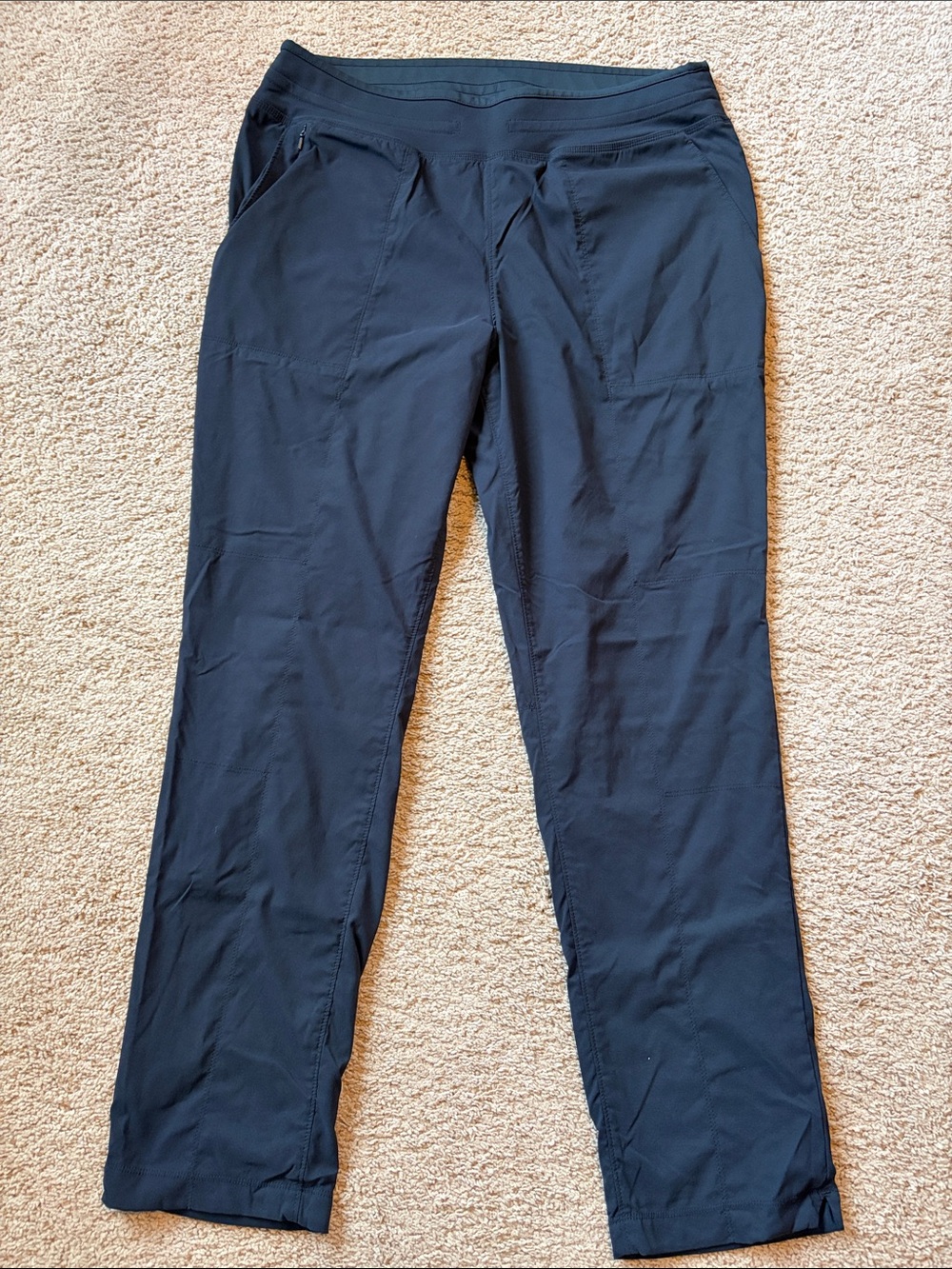 Mountain Hardwear Dynama Lined Pant Black Drawstring Waist Women’s size XL - Picture 2 of 16